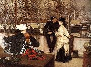 James Jacques Joseph Tissot The Captain and the Mate Spain oil painting artist